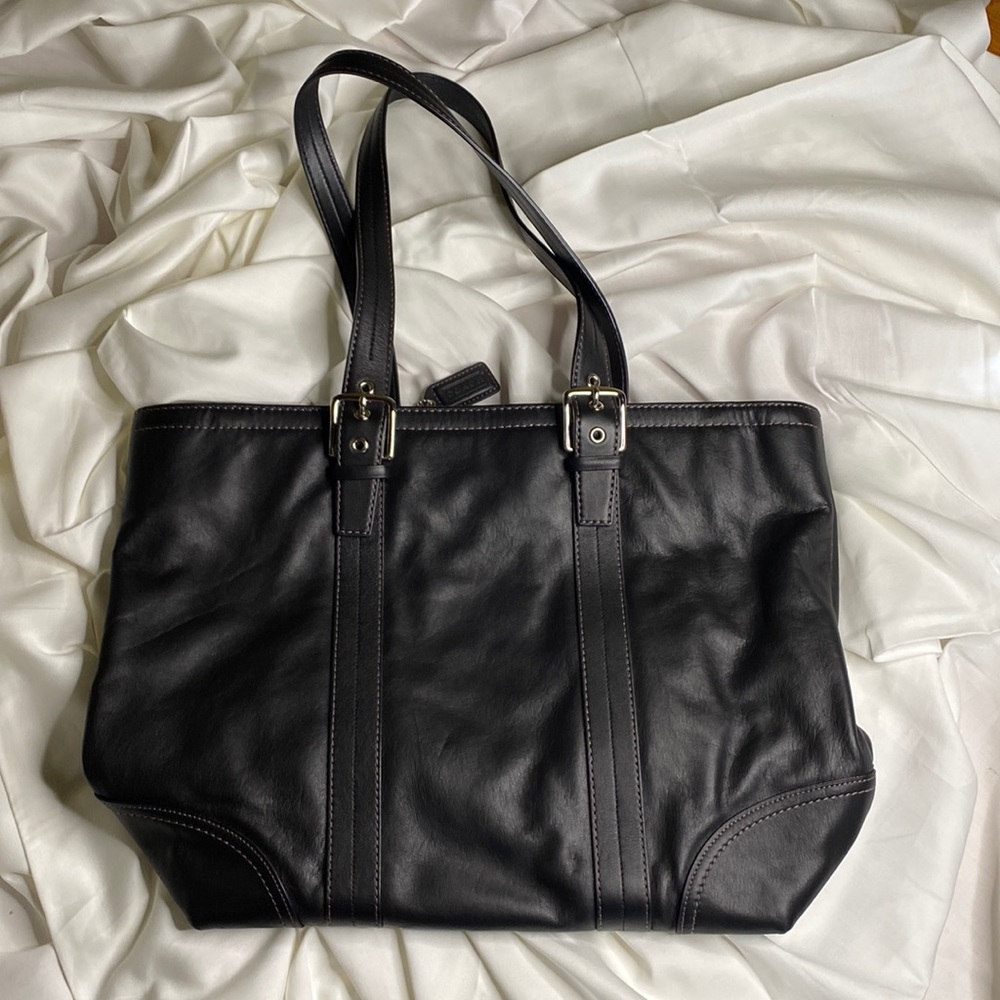 Coach Black Tote Bag